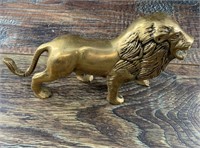 Brass lion 4"