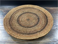 Hand woven coffee basket from Uganda 17"