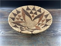 Beautiful hand woven African basket 12"