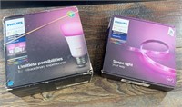 2 Boxes of Phillips color changing light bulbs, ne