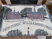 Historic Williamsburg Throw Blanket