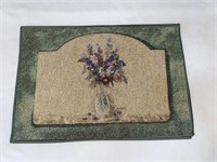 Set of Cut Flower Cloth Placemats