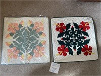 Hawaiian Embroidered Pillow Covers - 2