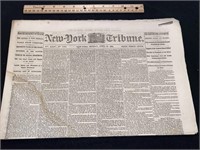 New York Tribune - Paper April 25, 1864