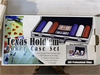 Texas Hold Em Poker Case Set - NEW