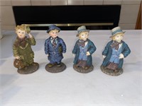 Collection of Resin Children Playing Dress-Up