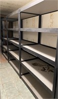 3 Metal Storage Shelves