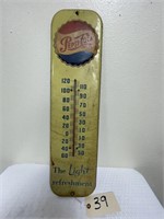 Metal Pepsi Cola Thermometer 27" x 7"