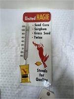 Metal United Haggie Thermometer 13-1/2" x 6"