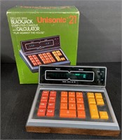 Vtg Unisonic 21 Blackjack Calculator Console-WORKS