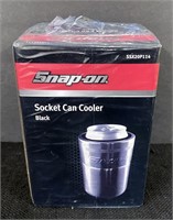 UNOPENED Snap-on Black Stainless Can Cooler