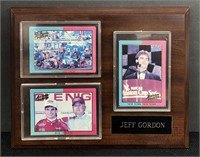Jeff Gorden Collector Cards on Frame