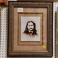 Wild Bill Hickok Replica Photo in Frame