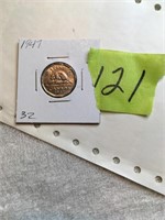 1947 5 cent high grade
