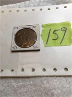 1927 Great Britian penny (XF)
