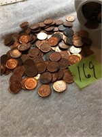 4 Kilo's Canadian & USA copper pennies
