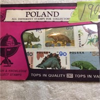 6 Mint stamps Poland
