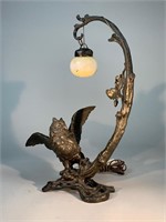 1920s Owl Specter Lamp