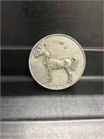 1977 White Horse Whiskey Embossed Coin