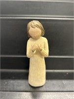 Willow Tree Wooden Figure-Sisters By Heart-DMG