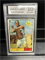 1961 Topps Dick Bertell Card Graded Gem Mint 10