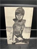 Lovely Lady on Beach in Bikini Photo Card-5"