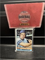 1976 Topps Baseball Cards Pack-George Brett