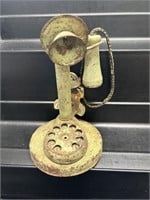 VERY RARE! OLD! Metal Mickey Mouse Stick Telephone