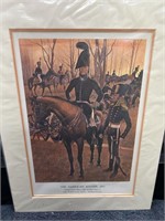 The American Solider 1812 Litho Matted Print