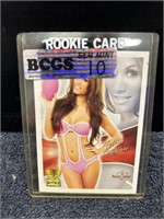 Natalie Lawrence HOT GIRL ROOKIE CARD Graded 10