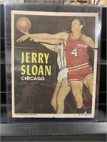 Vintage Jerry Sloan NBA Poster