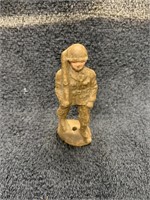 Vintage WWII Composition Toy Soldier-Infantry