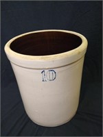 10 Gallon Stoneware Crock