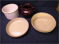 Group Stoneware Crocks & Bowls