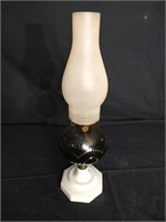 Dorset Div. P&A Oil Lamp -Milk Glass