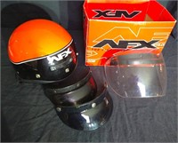 AFX Motorcycle Helmet XS, 2 Visors, 1 Face Shield