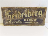 Heidelberg Blatz Beer Milwaukee Sign