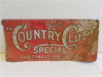 Goetz Country Club Special Sign
