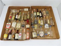 Mini Travel Whiskey Bottles