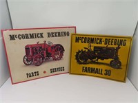 McCormick Deering Signs