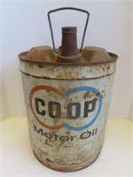 Coop Motor Oil Can