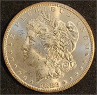 1882-S Morgan Dollar MS66 DMPL $10.5k