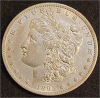1895-O Morgan Dollar MS60 $15.5k