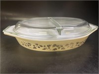 Pyrex Divided Covered Dish