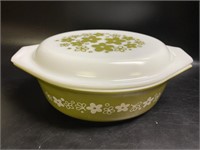 Pyrex 043 Spring Blossom 1 1/2 Qt Dish with Lid