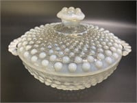 Hobnail Opalescent Candy Dish
