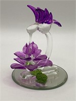 Hand Made Glass Hummingbird