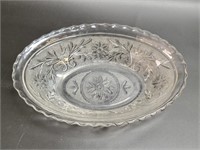 Clear Indiana Glass Tiara Oval 8¾" Serving Dish
