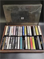 Casette Tapes & Storage Cade