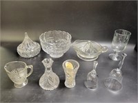 Glass Juicer, Bowl, Candy Dish, Cup, Candle